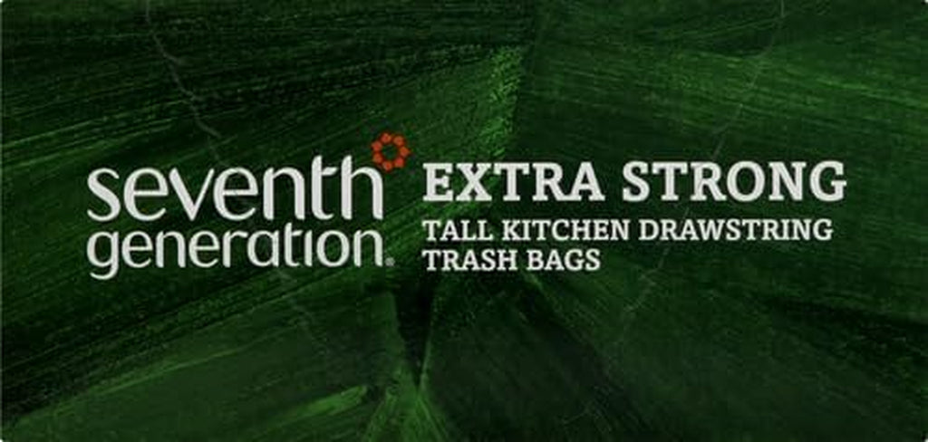 Drawstring Kitchen Trash Bags 13 Gal, 20 Bags