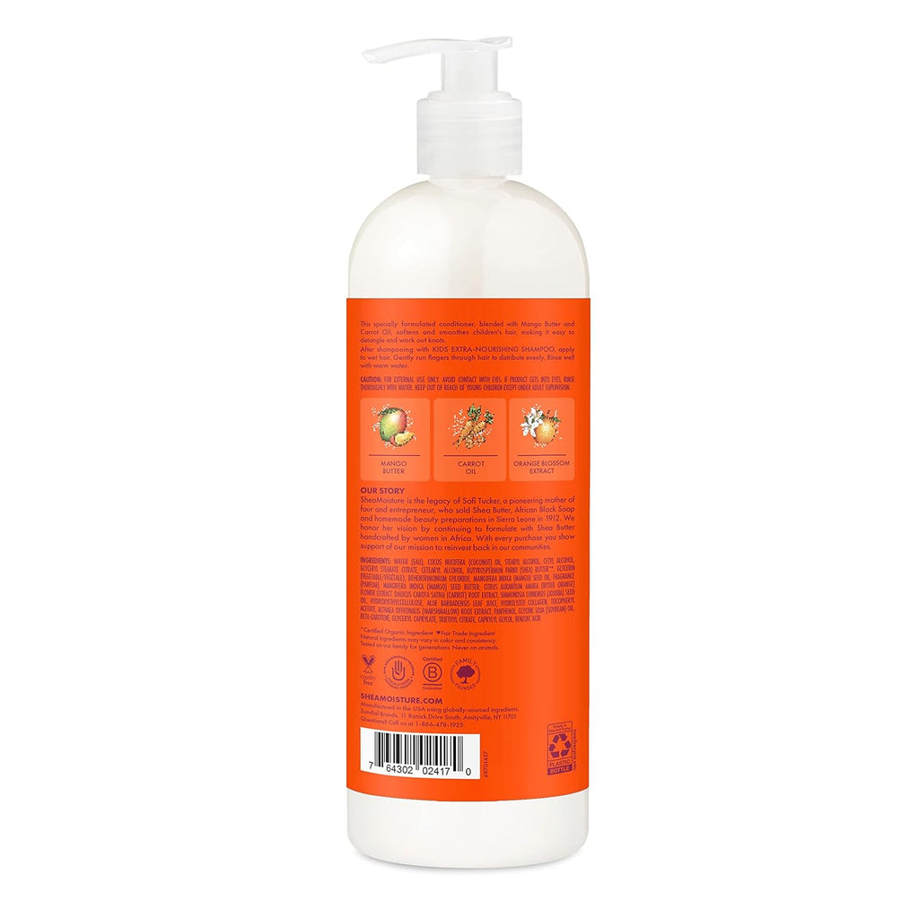 Conditioner for Kids Hair Mango and Carrot Sulfate Free Conditioner 24 Fl Oz