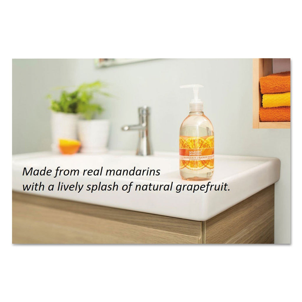 Natural Hand Wash - Mandarin Orange and Grapefruit - 12 Oz