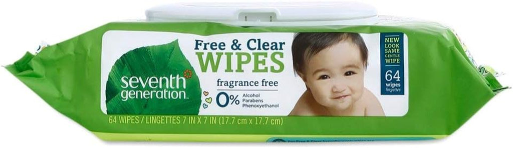 Baby Wipes (64 Thick and Soft Wipes)