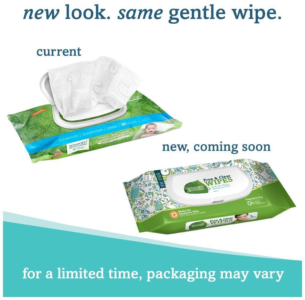 Free & Clear Travel Baby Wipes 30Ct, 30 CT