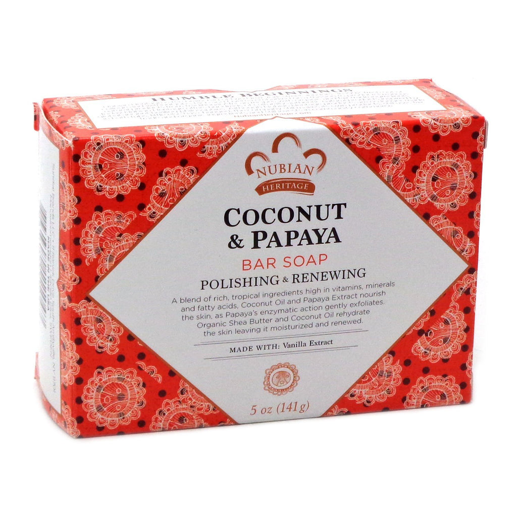 Bar Soap Coconut and Papaya 5 Oz - Multi-Pack (3 Bars)