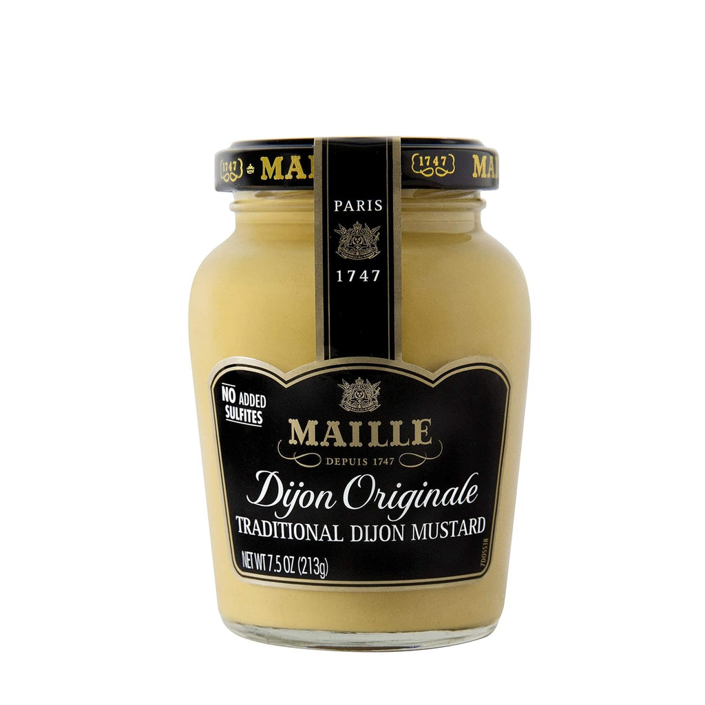 Mustard, Dijon Originale No Added Sulfites, 7.5 Oz, 6 Count (Packaging May Vary)