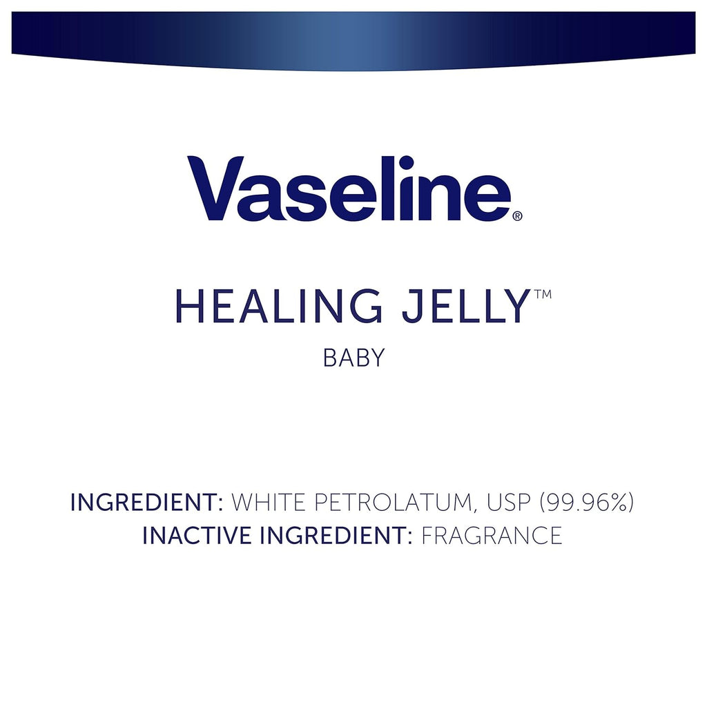 Healing Jelly Petroleum Jelly for Diaper Rash Moisturizer for Baby Hypoallergenic Skin Protectant 2.89 Oz