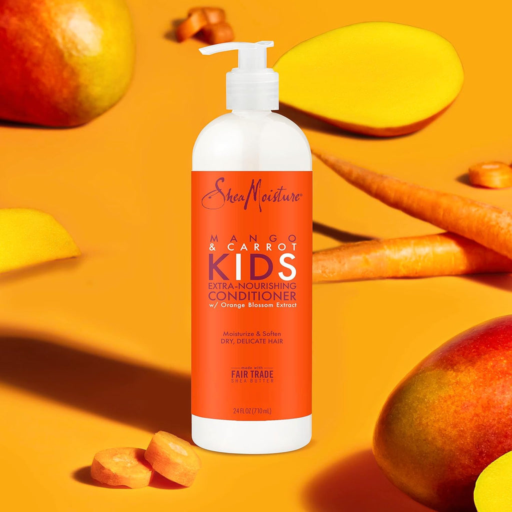 Conditioner for Kids Hair Mango and Carrot Sulfate Free Conditioner 24 Fl Oz