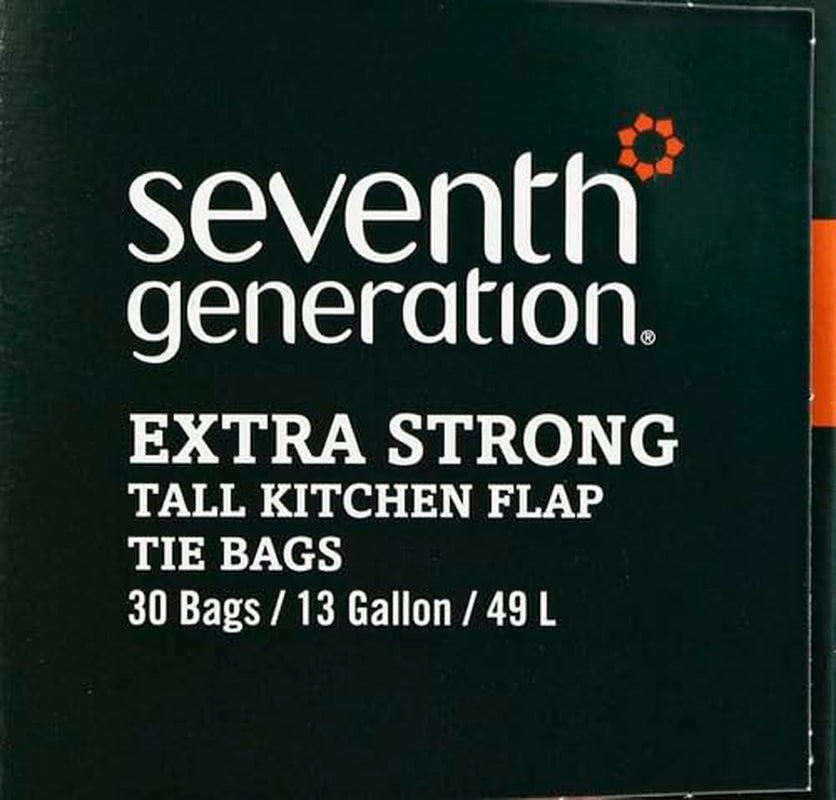 Tall Kitchen Trash Bags, 13 Gal, 30 Bags