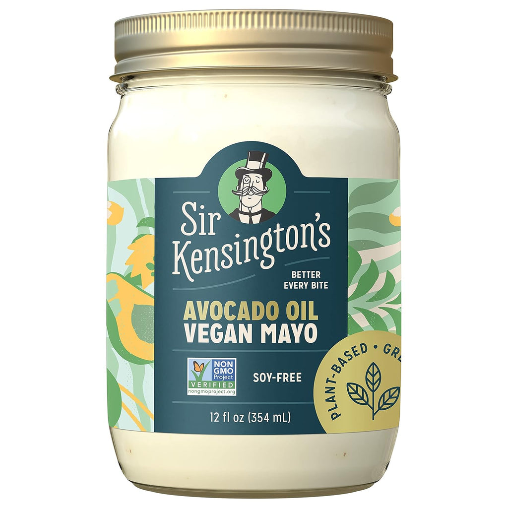 Sir Kensington'S Vegan Mayo Avocado Oil Keto Diet Certified Gluten Free Certified Vegan Soy Free Non- GMO Project Verified Shelf-Stable 12 Oz