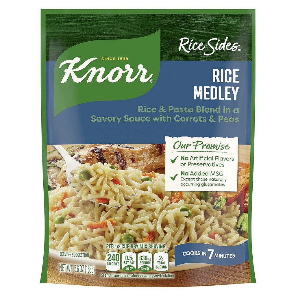 Rice Sides for a Tasty Rice Side Dish Rice Medley No Artificial Flavors, No Preservatives, No Added MSG 5.6 Oz