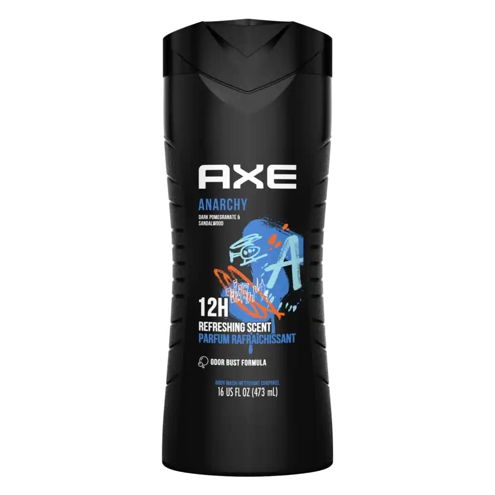 Shower Gel, Anarchy 16 Oz (Pack of 6)6