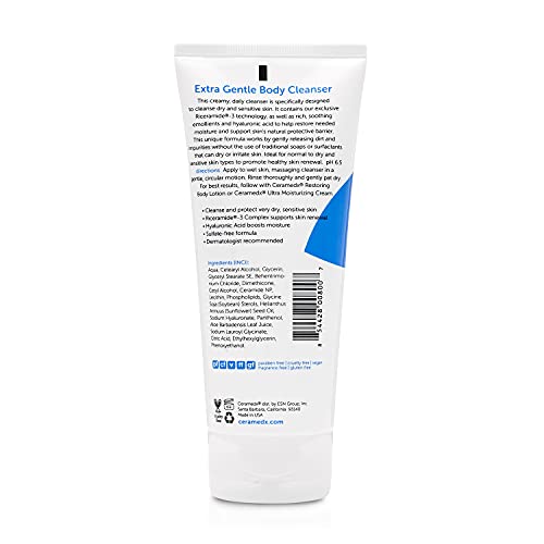 Ceramedx Extra Gentle Body Cleanser