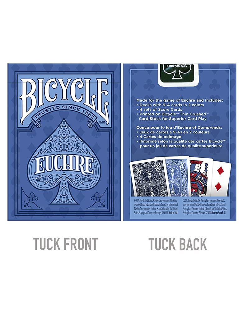 Bicycle Euchre 2 Playing Card Decks