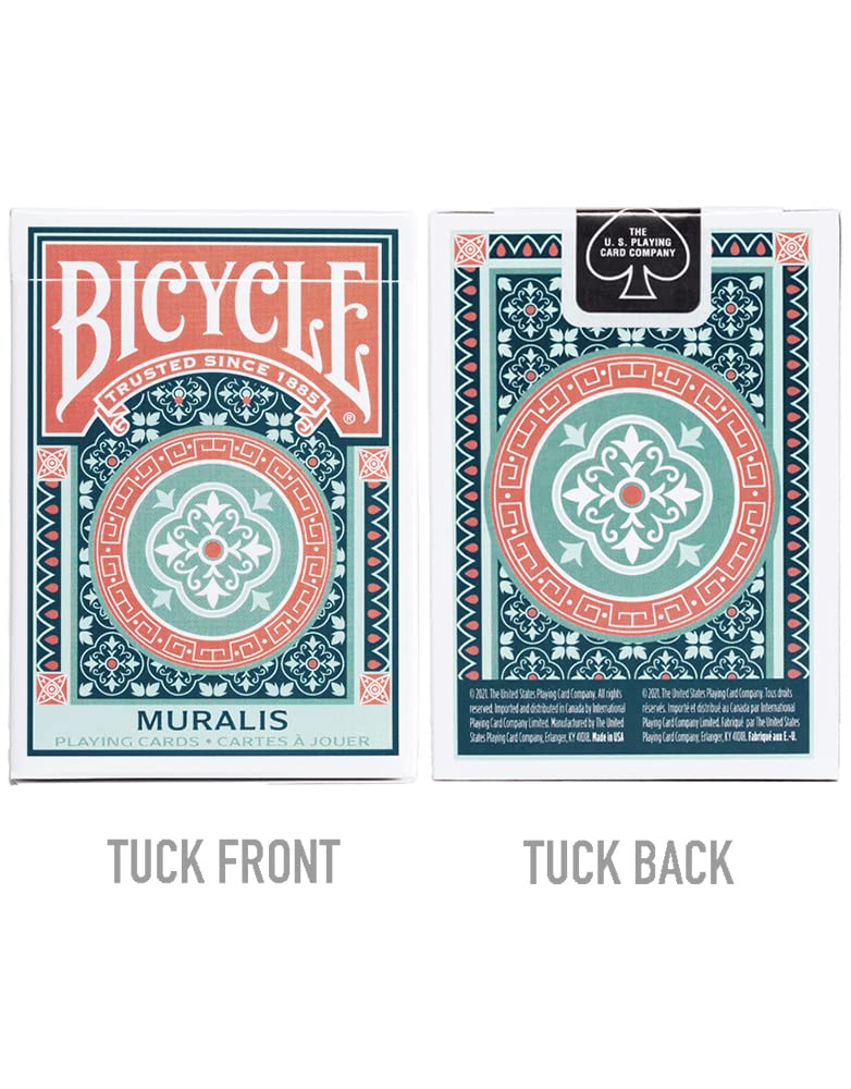 Bicycle Muralis Playing Cards White