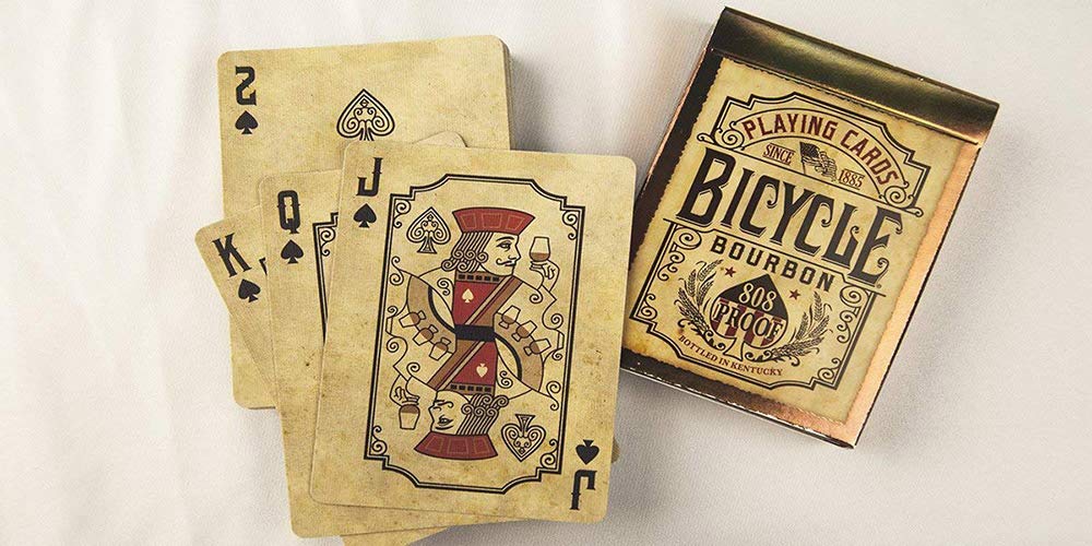 Bicycle Bourbon Playing Cards Brown