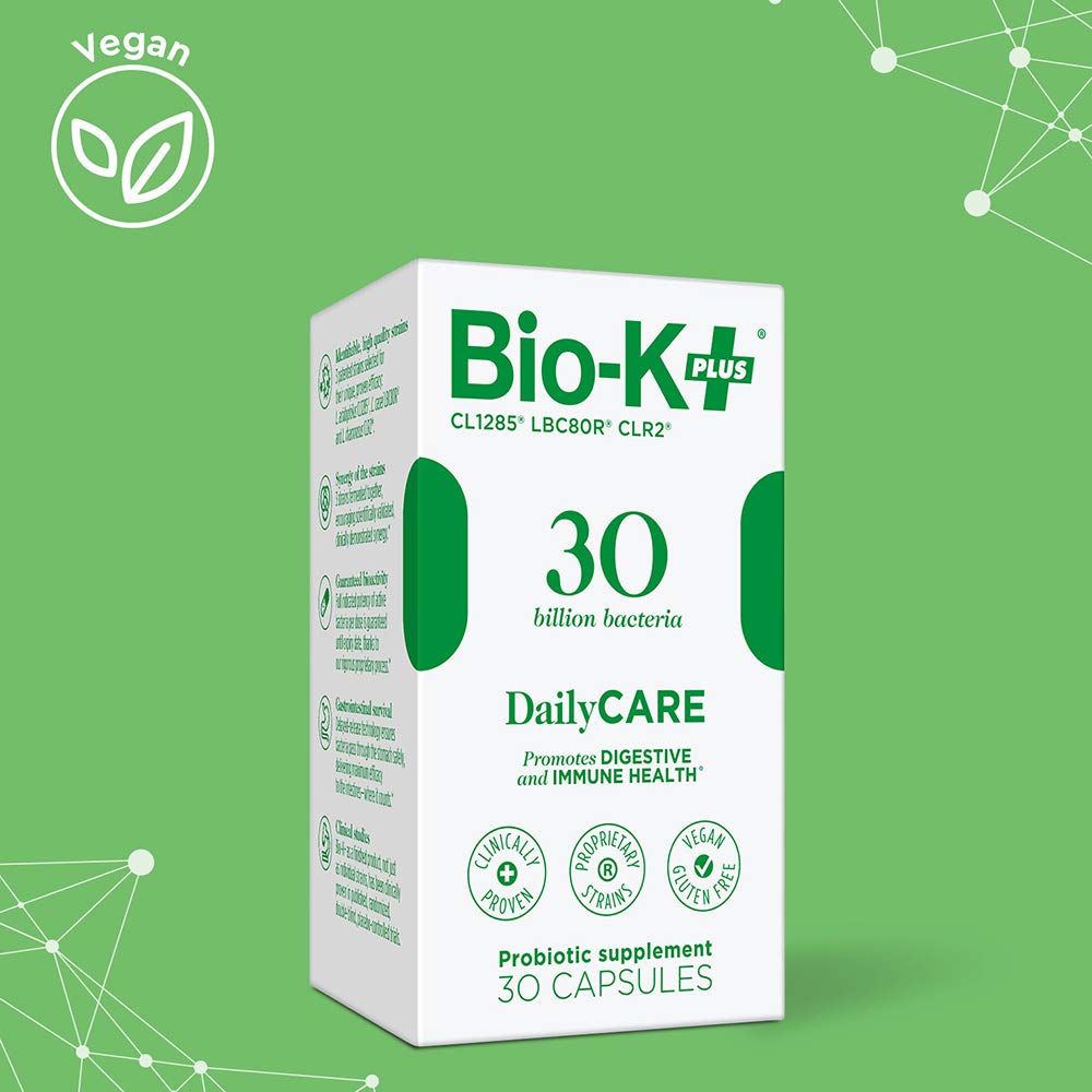 Bio-K + Daily Care Probiotic Supplement Capsules