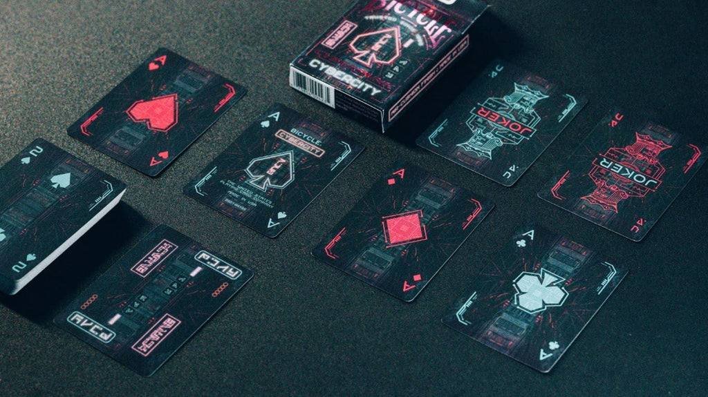 Bicycle Cyberpunk Cybercity Premium Playing Cards