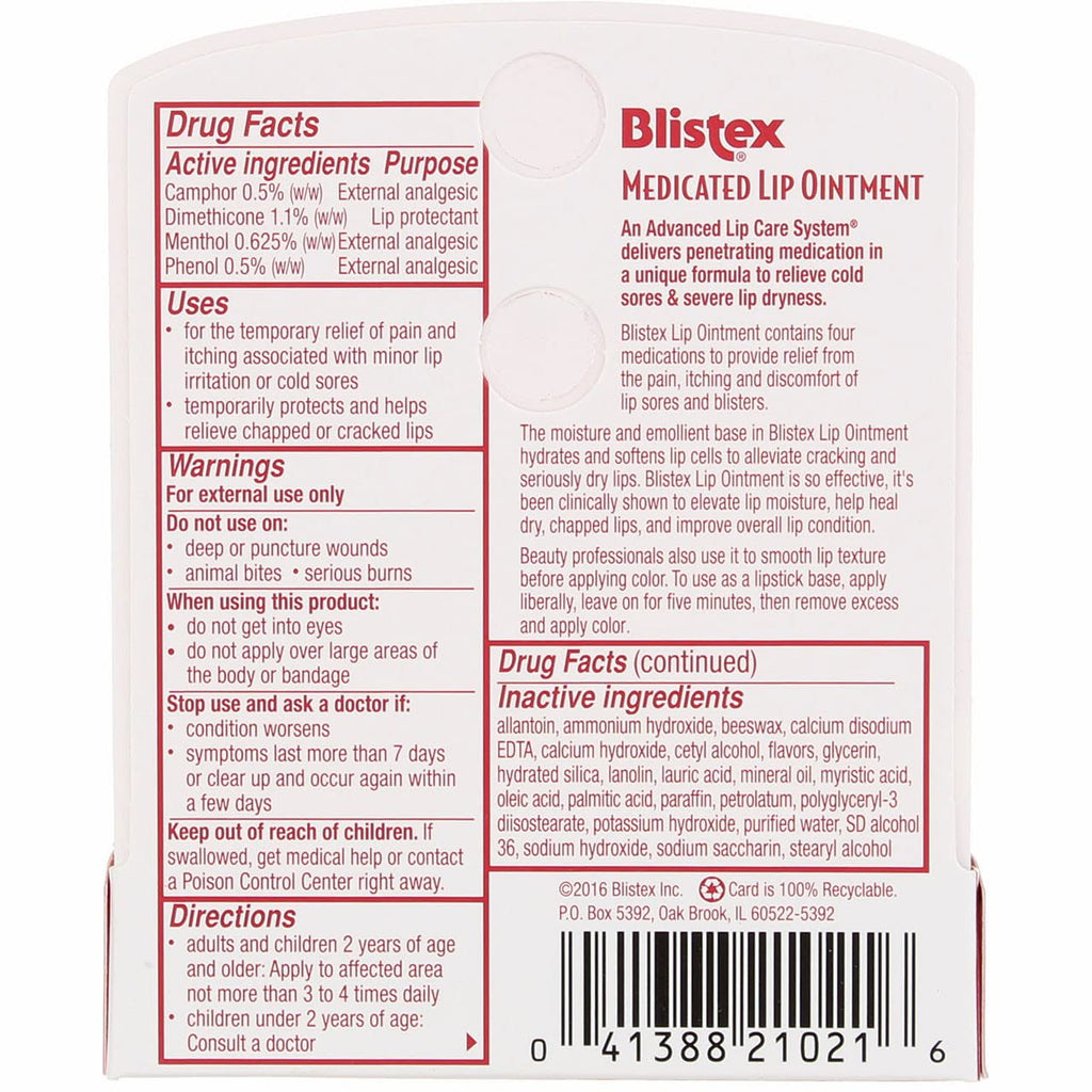 Blistex Lip Medicated Ointment