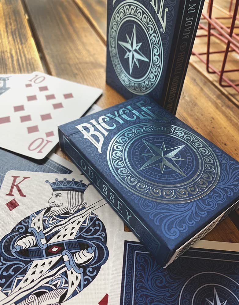 Bicycle Odyssey Playing Cards , Blue