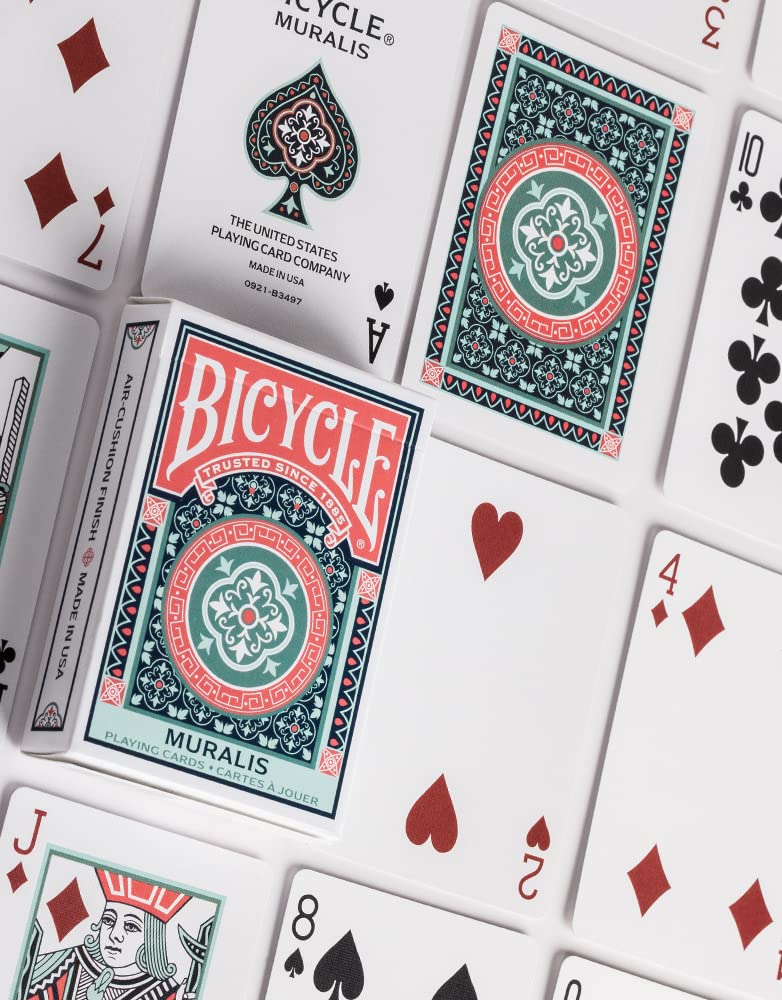 Bicycle Muralis Playing Cards White