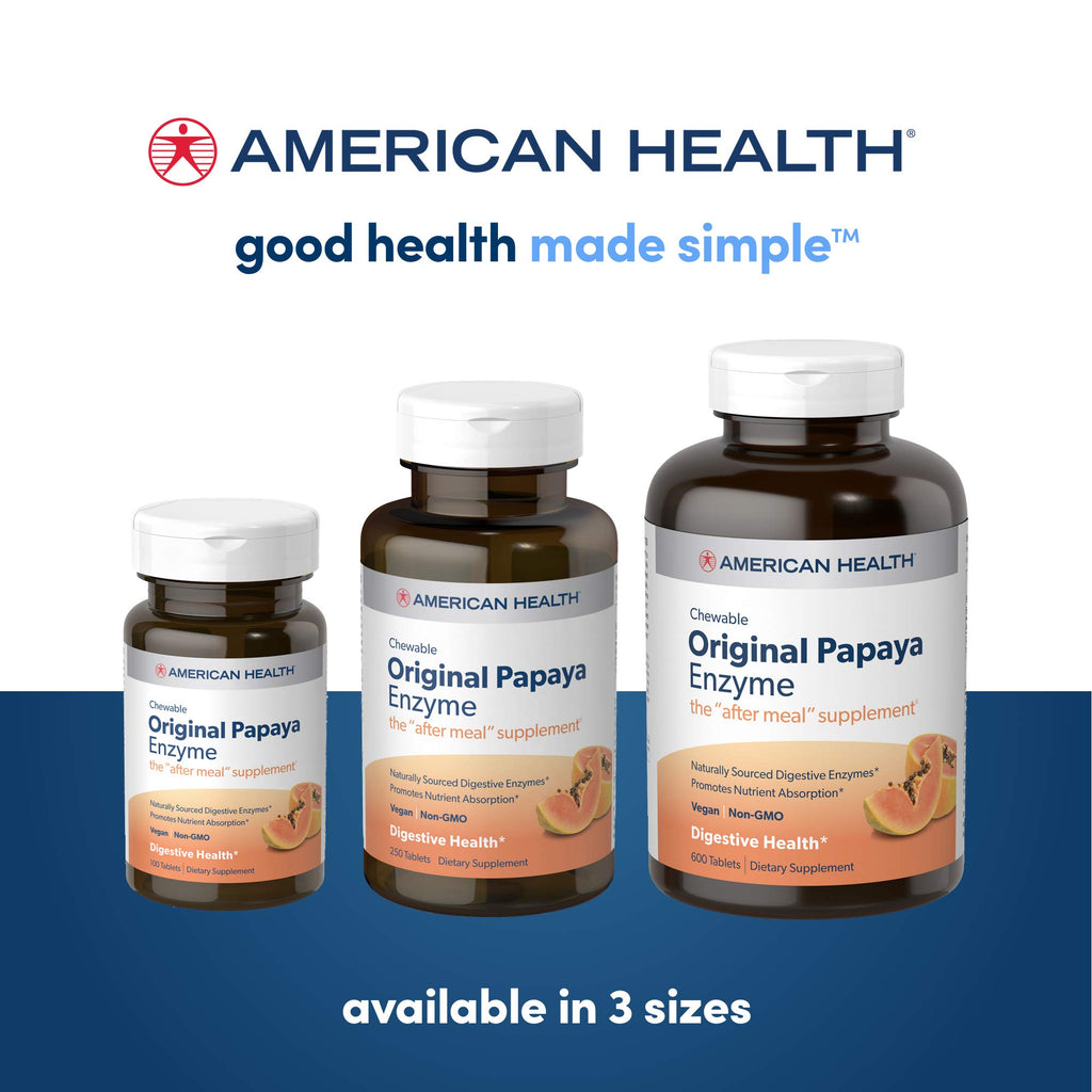 American Health Products - Original Papaya Enzyme Chewable Tablets