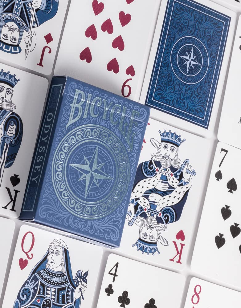 Bicycle Odyssey Playing Cards , Blue