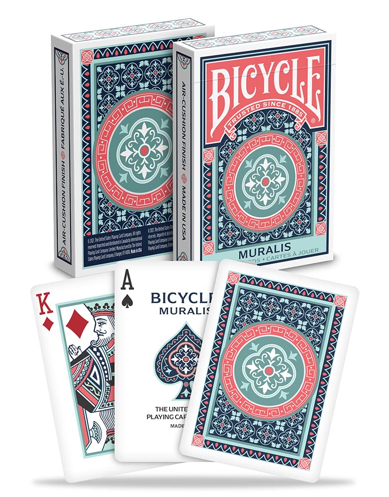 Bicycle Muralis Playing Cards White