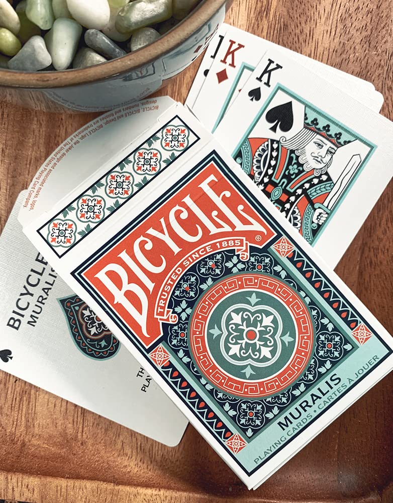 Bicycle Muralis Playing Cards White