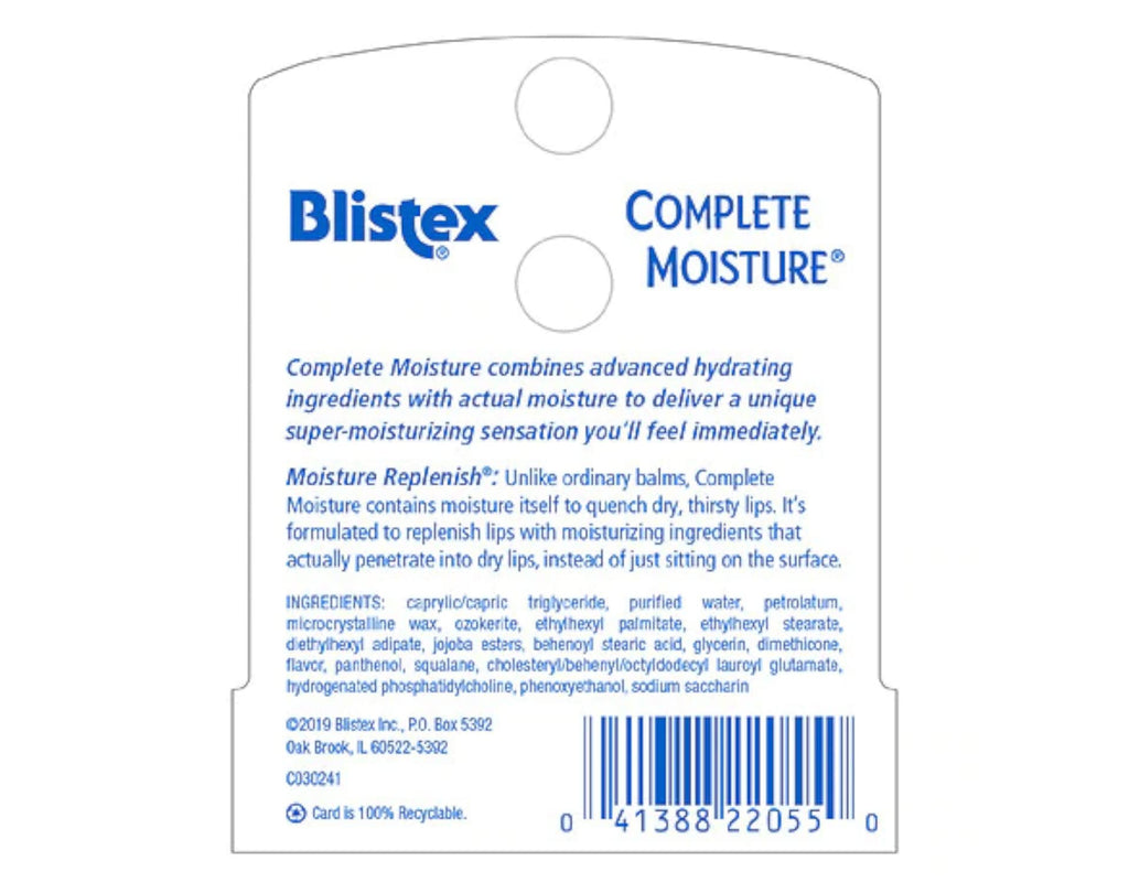 Blistex Complete Moisture Lip Balm