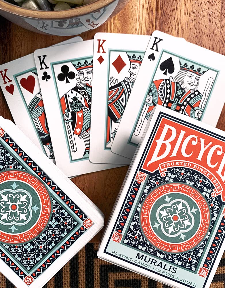 Bicycle Muralis Playing Cards White