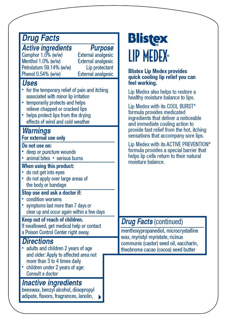 Blistex Lip Medex External Analgesic Lip Protectant