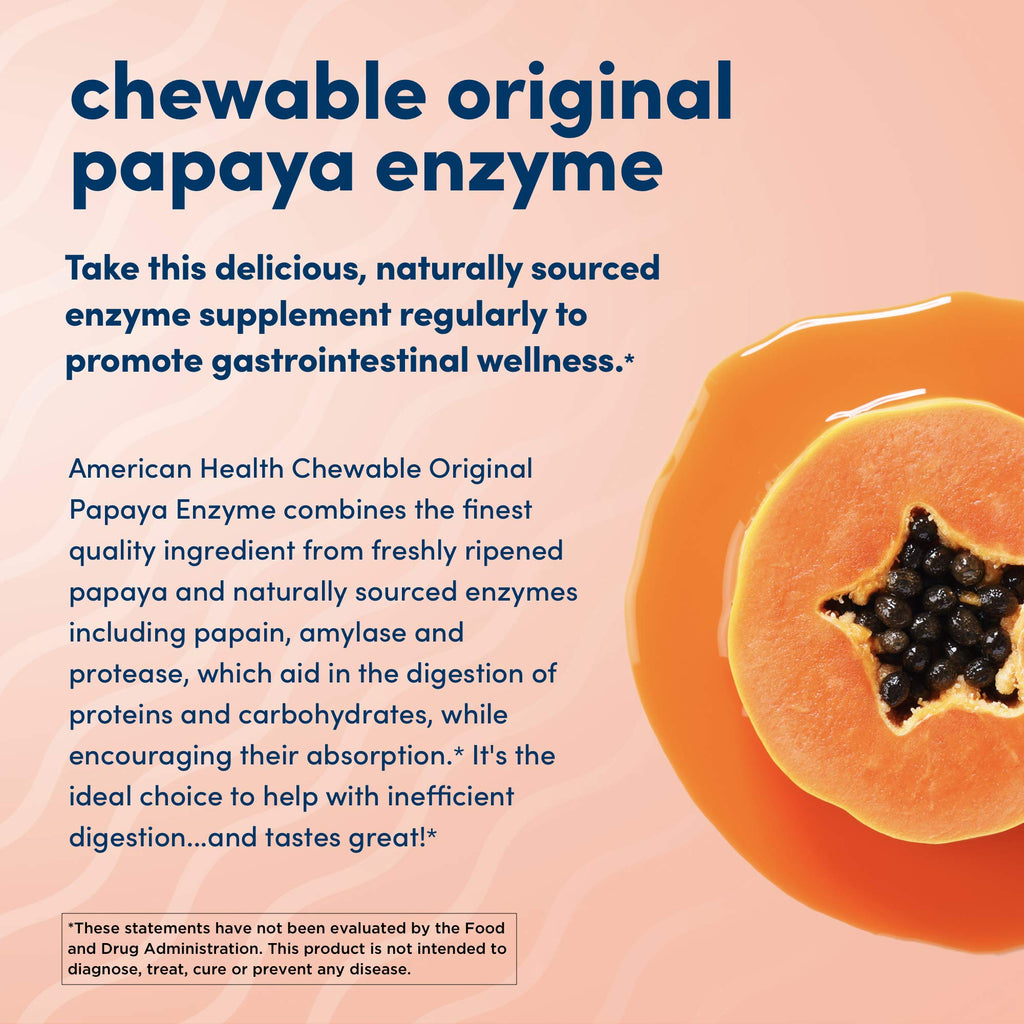 Original Papaya Enzyme Chewable Tablets